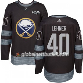 Buffalo Sabres Hockeydrakt Robin Lehner 40 1917-2017 100th Anniversary Svart Adidas Authentic - Herre
